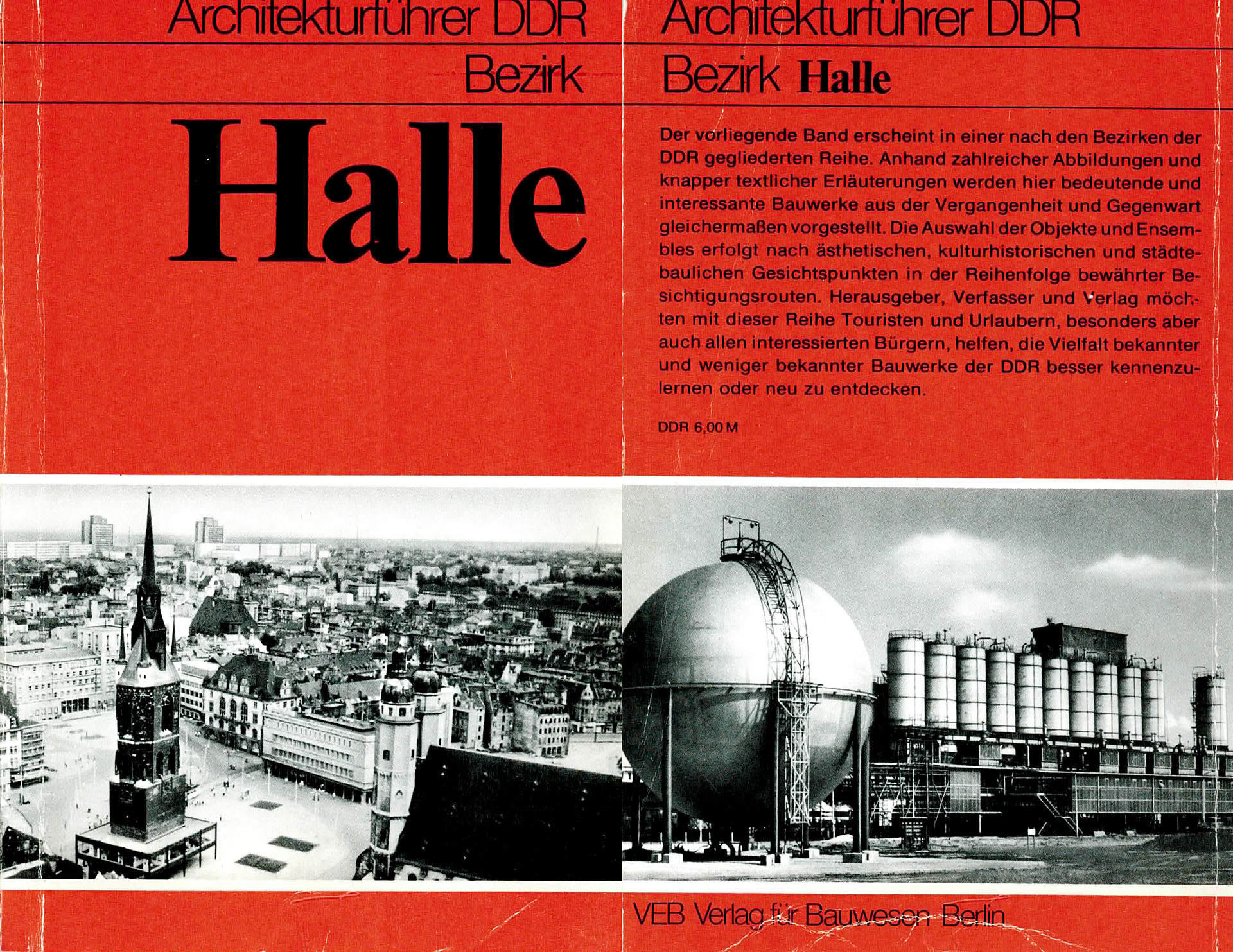 Architekturführer DDR Bezirk Halle - Münzberg, Josef / Richter, Gerhard / Findeisen, Peter